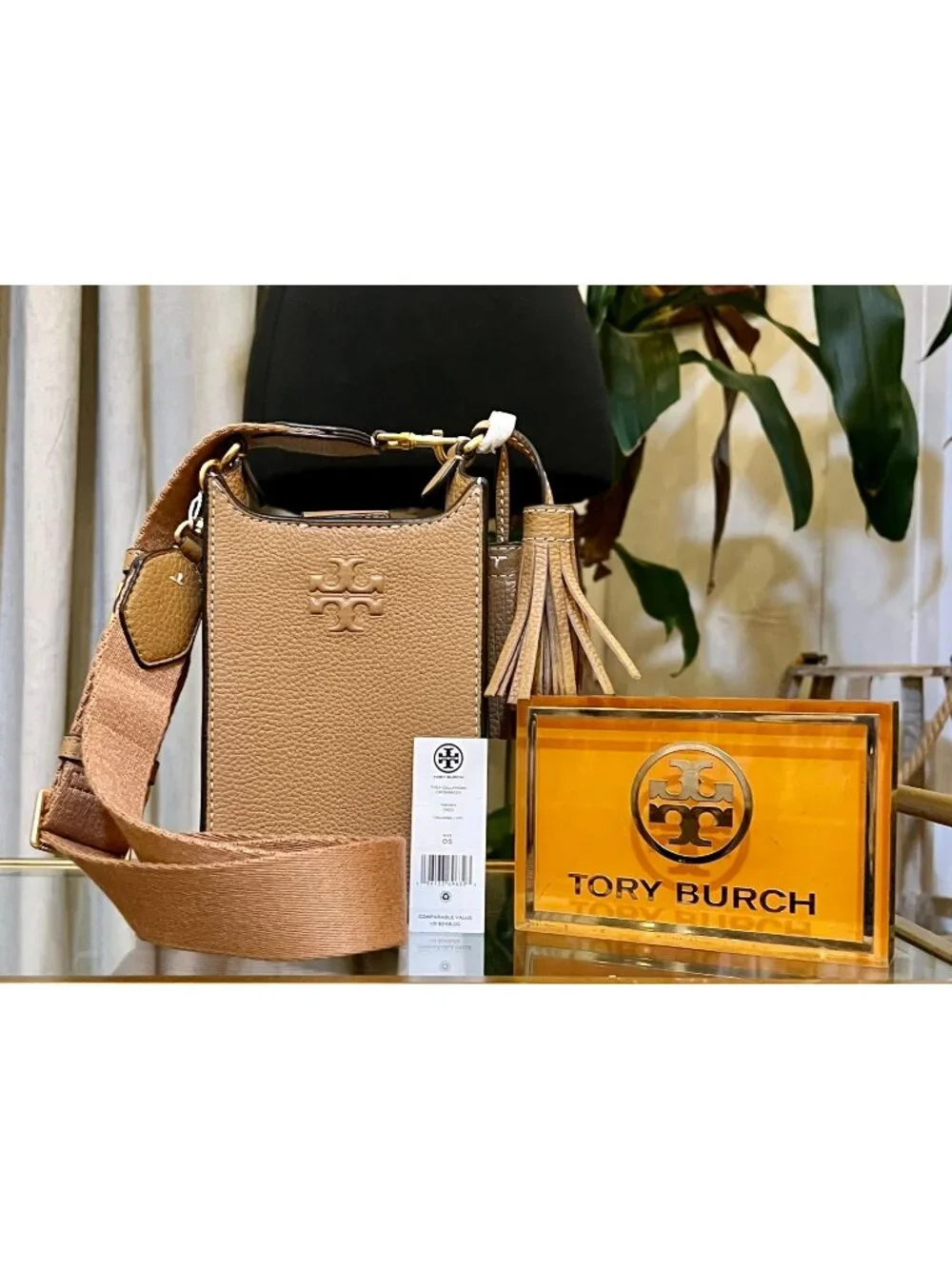 AUTHENTIC TORY BURCH CAMEL THEA CROSSBODY
